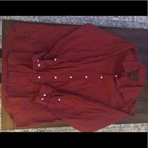 Red dress shirt